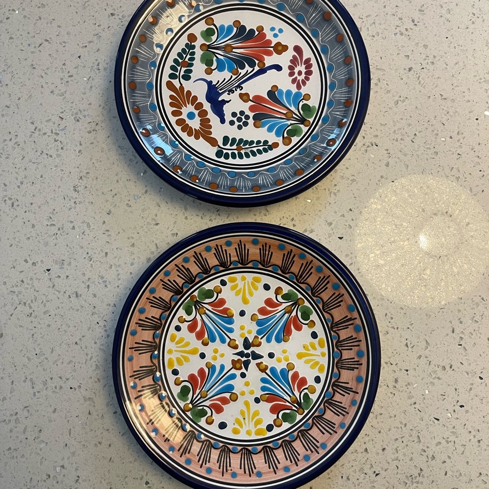 peoro tecayehuatl Colorful Ceramic Decorative Plates